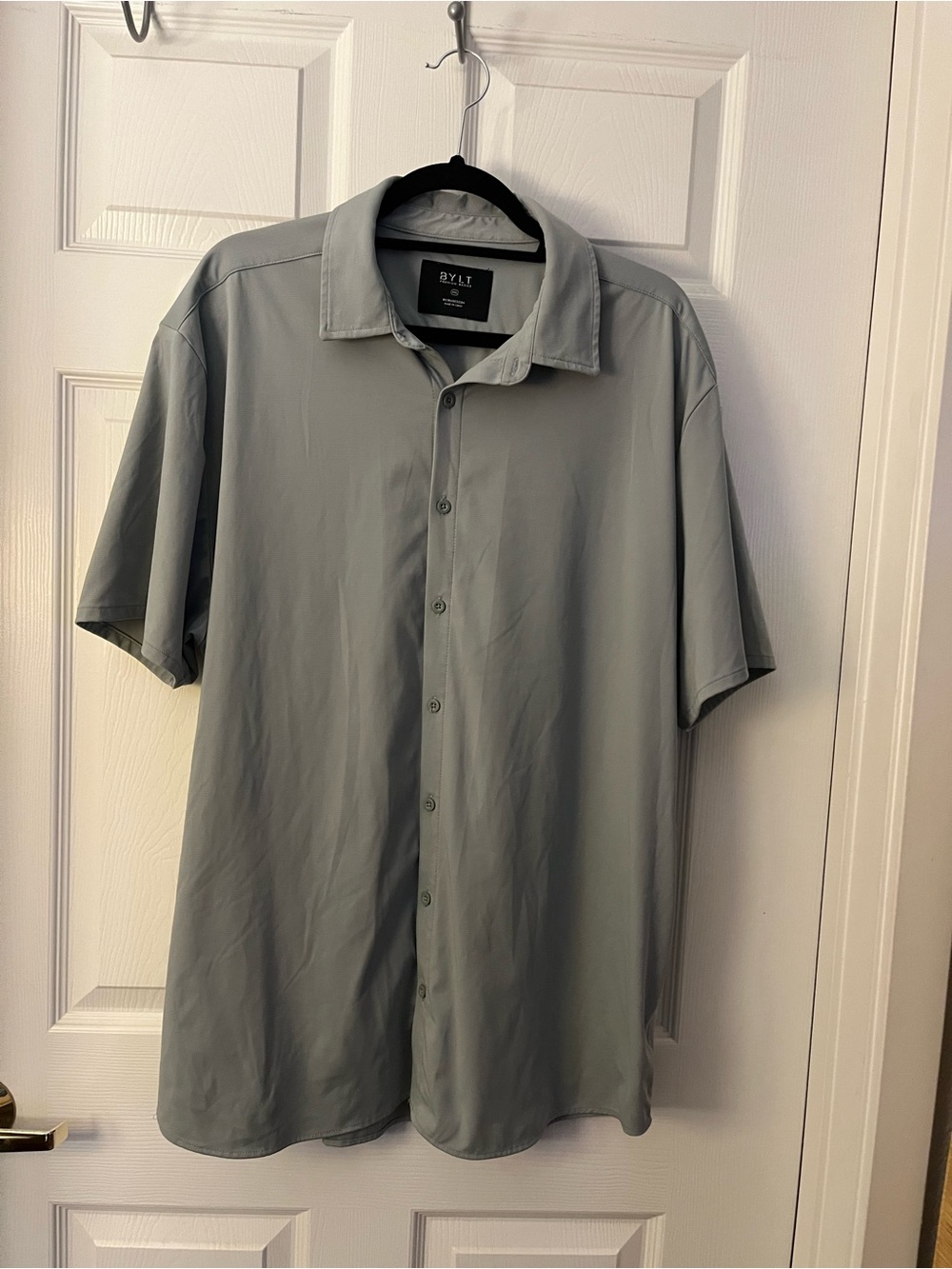 BYLT Basics Men's Button-Front Dress Shirt